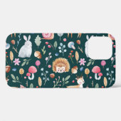 水彩妖精の森の子供のパターン Case-Mate iPhoneケース (裏面 (横))