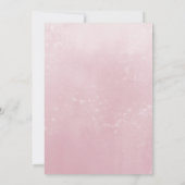 水彩妖精ベビーベビーカーのシャワー 招待状 (裏面)