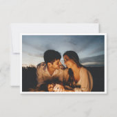 水彩婚礼详情信息模板 招待状 (裏面)