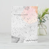 水彩婚礼请柬 招待状 (スタンド正面)