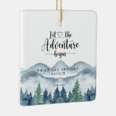 水彩婚約記念 セラミックオーナメント (右)