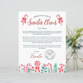 水彩子ども手紙（サンタから） (スタンド正面)