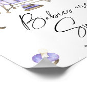 水彩子供部屋-ベビーは甘いポスター ポスター (角)