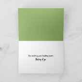 水彩子犬と子猫 カード (内部)