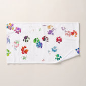 水彩子猫足 ハンドタオル (ハンドタオル)