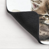 水彩子猫 マウスパッド (コーナー)