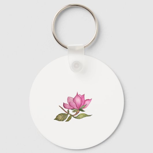 水彩孔雀 キーホルダー (裏面)