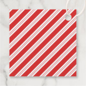 水彩季節のクリスマスベビーシャワー フェイバータグ (裏面)