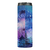 水彩宇宙アート：夜空の木 タンブラー (裏面)