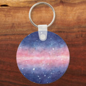 水彩宇宙キーチェーン キーホルダー (正面)