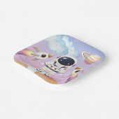 水彩宇宙リトルエクスプローラーベビーシャワー ペーパープレート (傾斜あり)