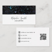 水彩宇宙星星団モダン 名刺 (正面/裏面)