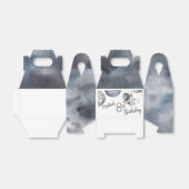 水彩宇宙誕生日パーティーfor Boy or Girl フェイバーボックス (折り畳みなし)