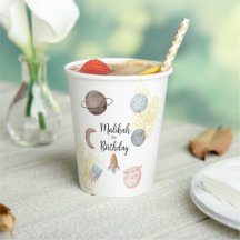 水彩宇宙誕生日パーティーfor Boy or Girl