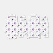 水彩宇宙銀河系宇宙飛行士誕生日 フェイバーボックス (折り畳みなし)