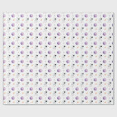 水彩宇宙銀河系宇宙飛行士 ラッピングペーパー (フラット)