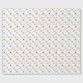 水彩宇宙銀河系宇宙飛行士 ラッピングペーパー (フラット)