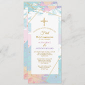 水彩宗教招待状 招待状 (正面/裏面)