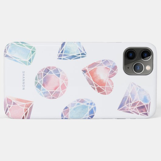 水彩宝石 Case-Mate iPhoneケース (裏面(横))