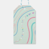水彩宝虹と太陽 ギフトタグ (裏面)