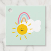 水彩宝虹と太陽 フェイバータグ (正面)