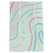 水彩宝虹と太陽 ミディアムペーパーバッグ (裏面)