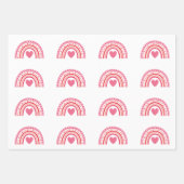 水彩宝虹と太陽 ラッピングペーパーシート (正面)