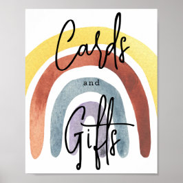 水彩宝虹のカードとギフトポスター ポスター