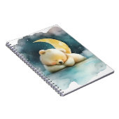 水彩寝熊 ノートブック (右側)