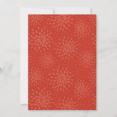 水彩寿司パーティー招待状 招待状 (裏面)