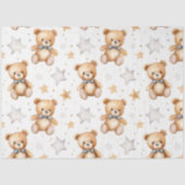 水彩小さなかわいいクマのスター子供部屋 薄葉紙 (正面)