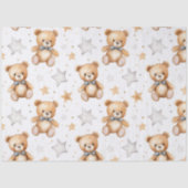 水彩小さなかわいいクマのスター子供部屋 薄葉紙 (正面)