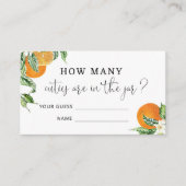 水彩小さなかわいこちゃんは数のかわいこちゃん エンクロージャーカード (正面)