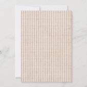 水彩小さなかわいこちゃんパイが途中ベビーs 招待状 (裏面)