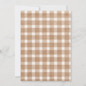 水彩小さなかわいこちゃんパイが途中ベビーs 招待状 (裏面)