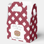 水彩小さなかわいこちゃんパイ赤ちゃんシャワー フェイバーボックス (オープン)