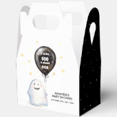 水彩小さなブー風船の赤ちゃんシャワー フェイバーボックス (見開き)