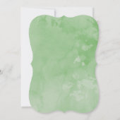 水彩小さな子羊のカップル赤ちゃんシャワー 招待状 (裏面)