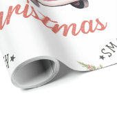 水彩小さな町のクリスマス ラッピングペーパー (ロールコーナー)