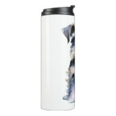 水彩小型シュナウザー タンブラー (回転左)