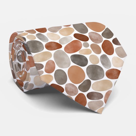 水彩小石230921 ネクタイ (ロール)