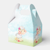 水彩少女ヒツジ赤ちゃんシャワーファーム フェイバーボックス (裏面サイド)