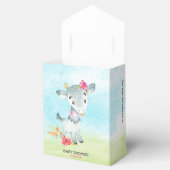 水彩少女ヤギ赤ちゃんシャワーファーム フェイバーボックス (オープン)