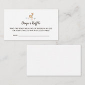 水彩少年ディアホワイトおむつラッフルエンクロージャー エンクロージャーカード (正面/裏面)