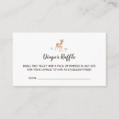 水彩少年ディアホワイトおむつラッフルエンクロージャー エンクロージャーカード (正面)