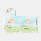 水彩少年ヒツジ赤ちゃんシャワーファーム フェイバーボックス (折り畳みなし)