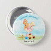 水彩少年ピギーベビーシャワーファーム 缶バッジ (正面&裏面)
