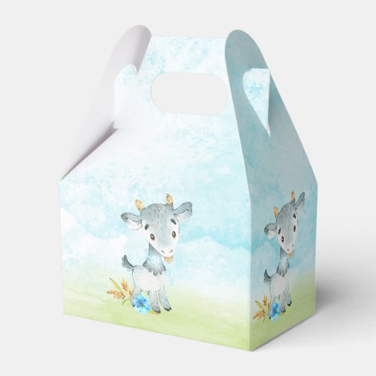 水彩少年ヤギ赤ちゃんシャワーファーム フェイバーボックス (裏面サイド)