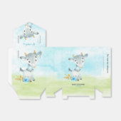 水彩少年ヤギ赤ちゃんシャワーファーム フェイバーボックス (折り畳みなし)