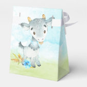 水彩少年ヤギ赤ちゃんシャワーファーム フェイバーボックス (裏面サイド)